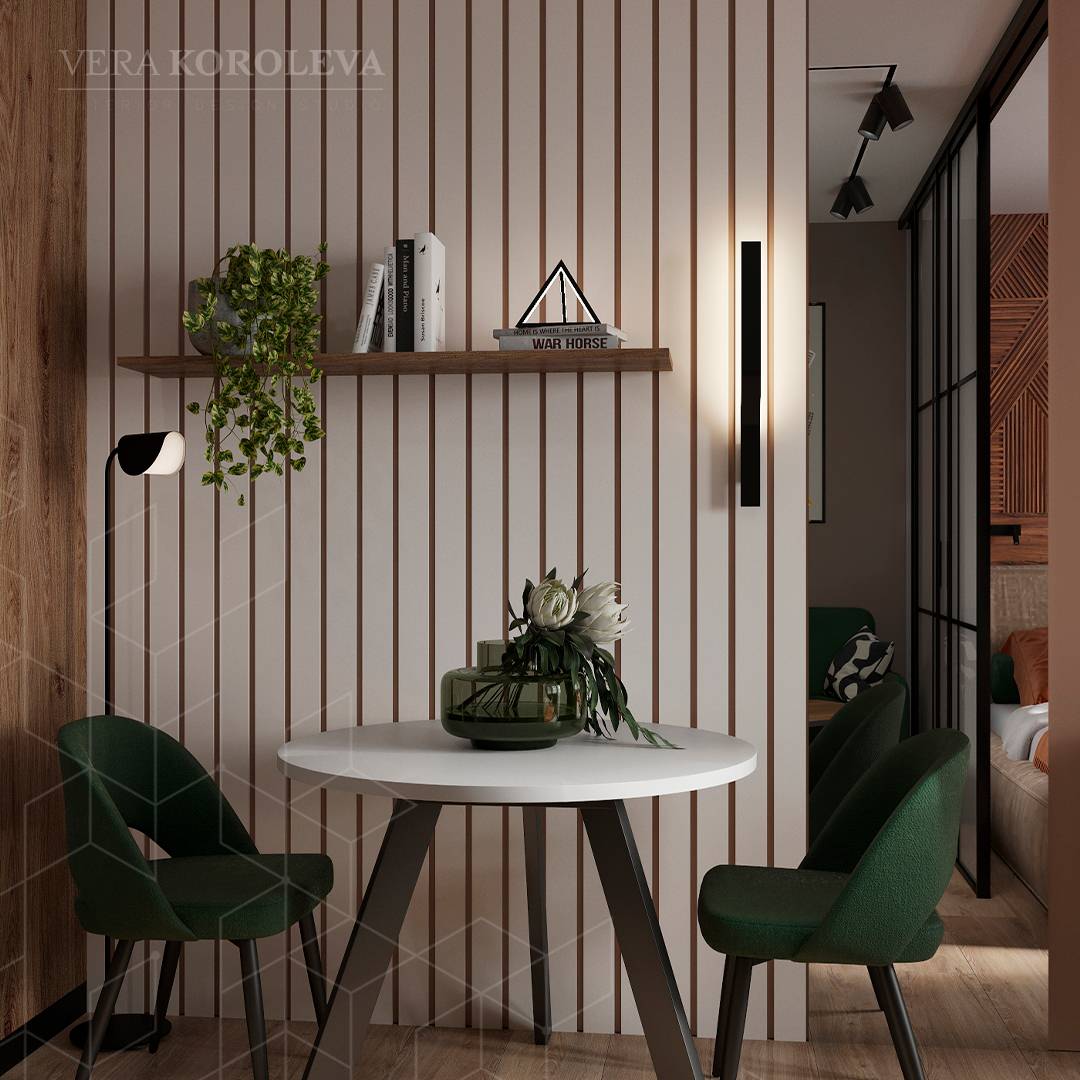 Дизайн-проект квартиры-студии в Подмосковье