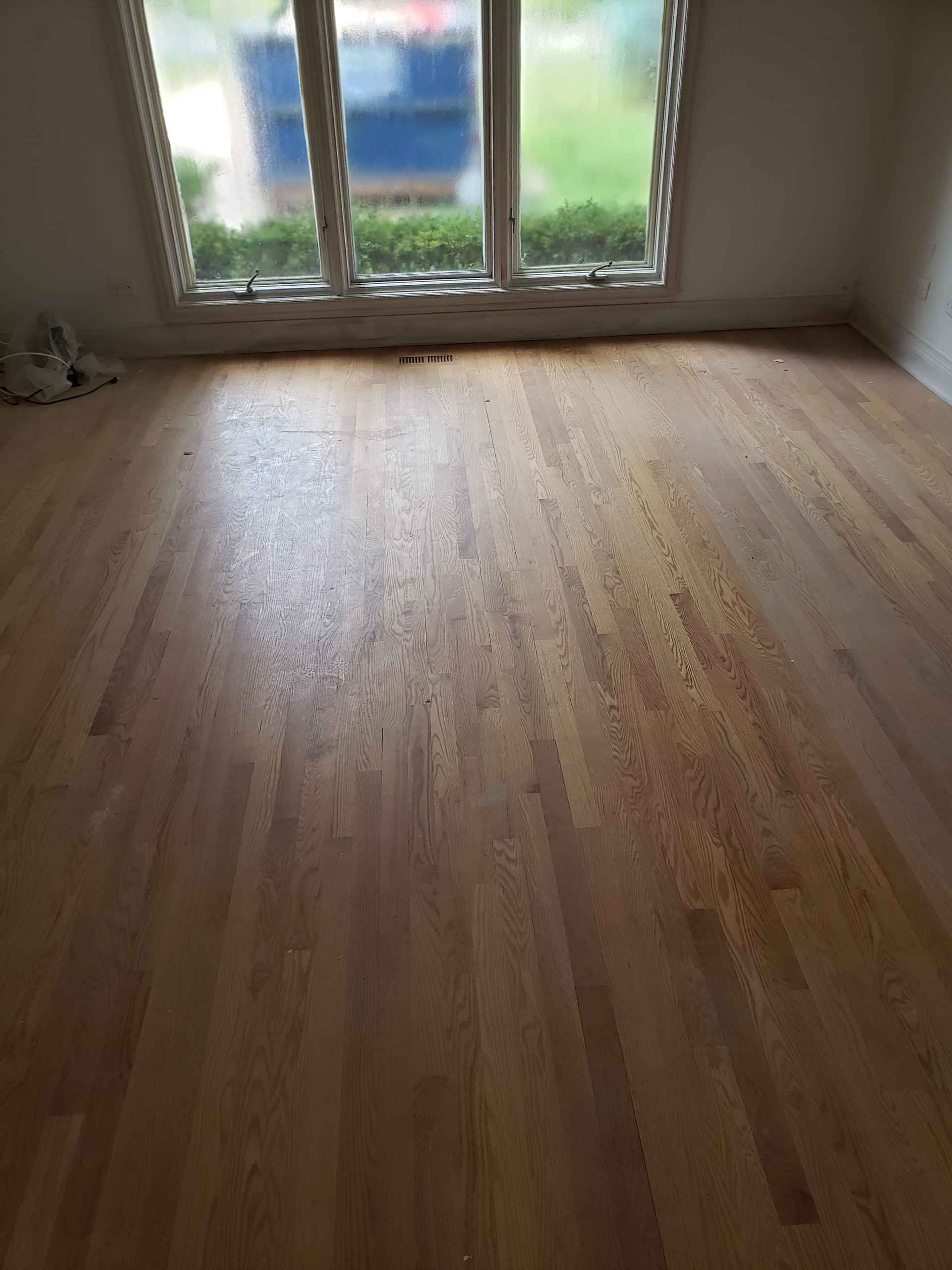Arlington Heights,  2and 1/4 red oak , Jacobean stain , matte polyurethane finis