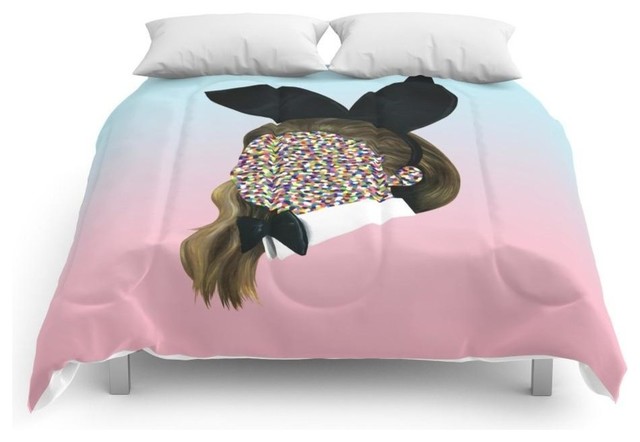 Playboy Bunny Girl Comforter Eclectic Comforters And Comforter