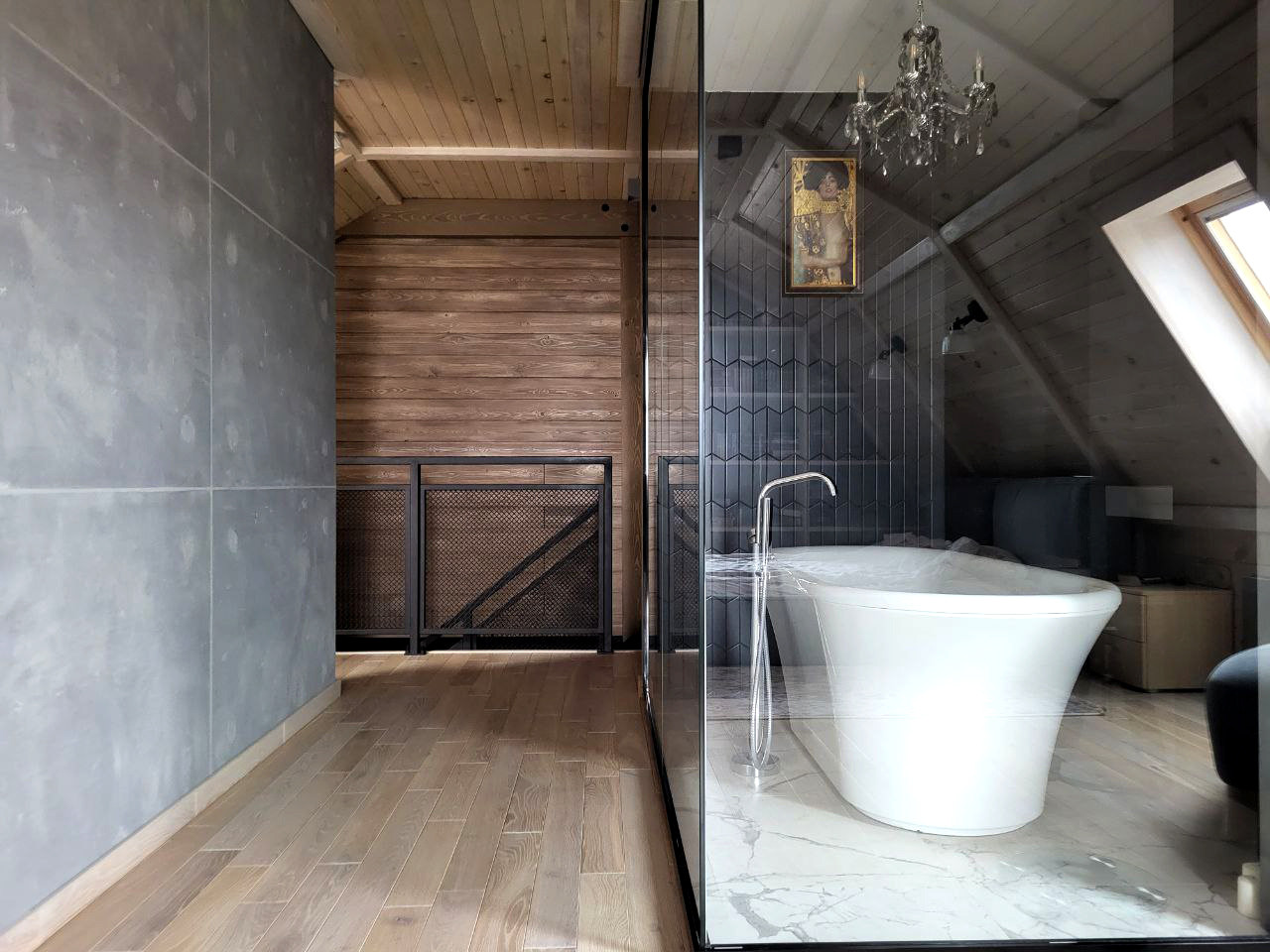 Двухъярусная квартира в стиле Лофт