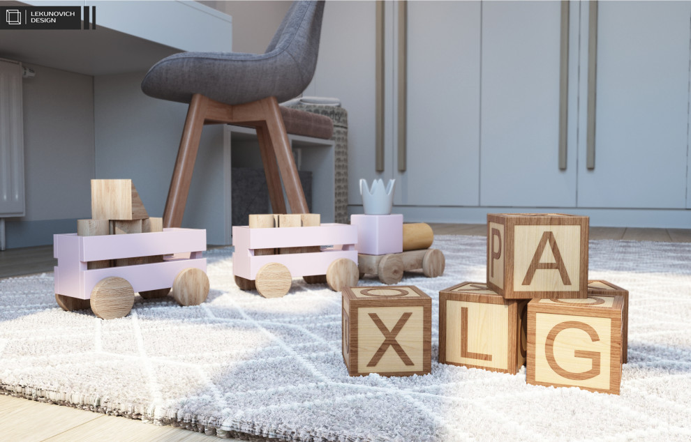 Дизайн проект в ЖК "Минск Мир" г. Минск - 44 м2