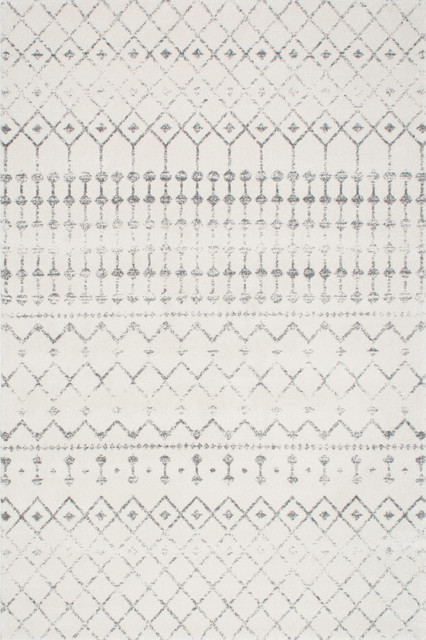Peverelle Trellis Rug Contemporary Area Rugs By Nuloom Peverelle Trellis Rug Gray