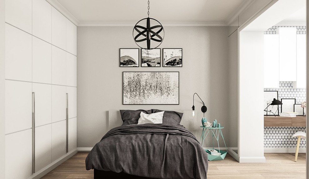 Квартира в современном стиле. Рациональное объединение пространства.