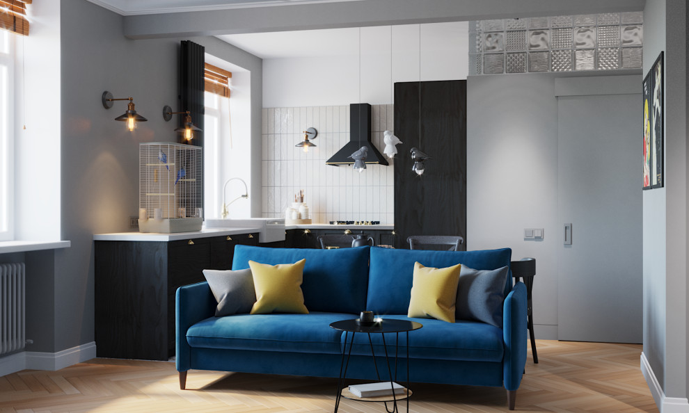 Квартира в сталинке (Кухня-гостиная)