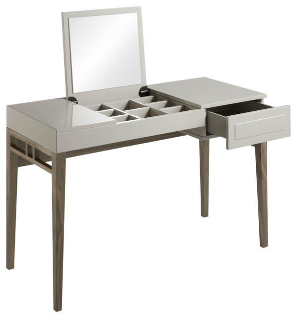 Vanessa Bedroom Desk, Pearl Grey