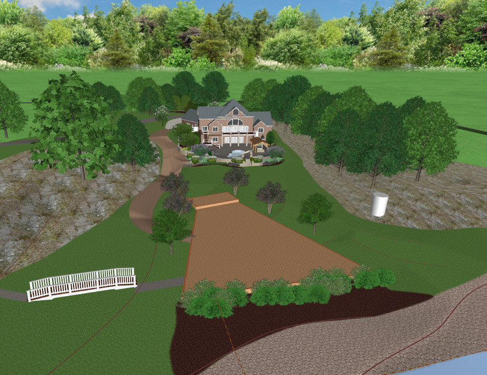 3D Site Plan Rendering