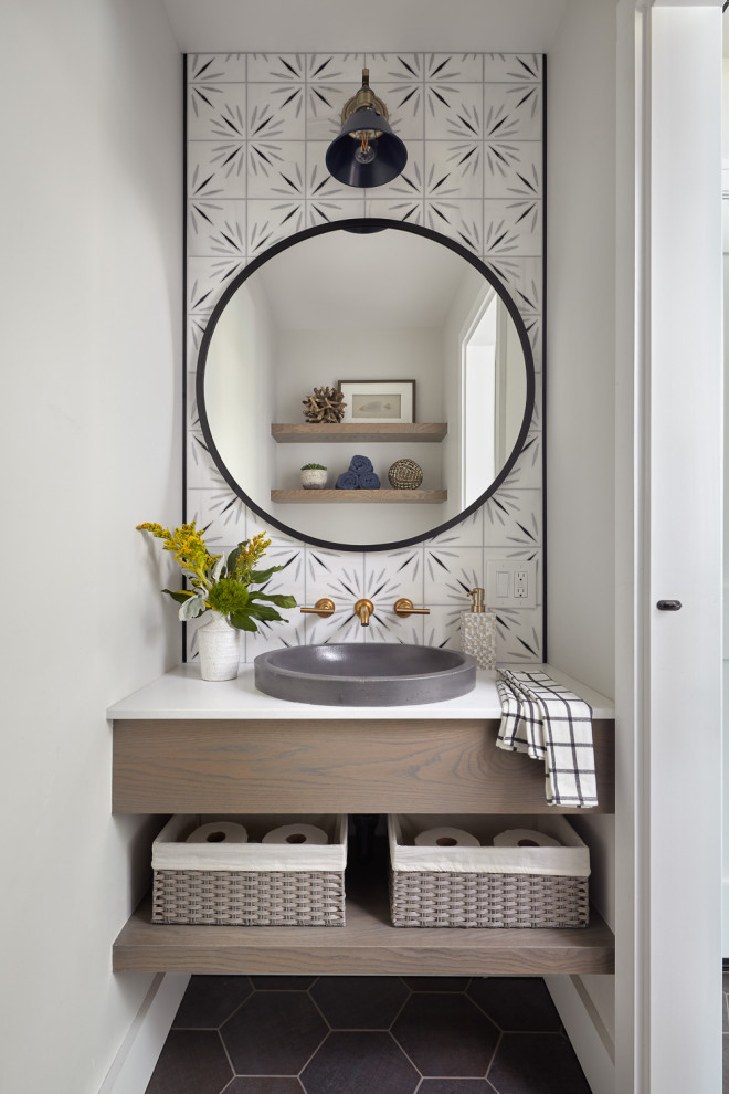 Design ideas for a classic cloakroom in San Francisco.
