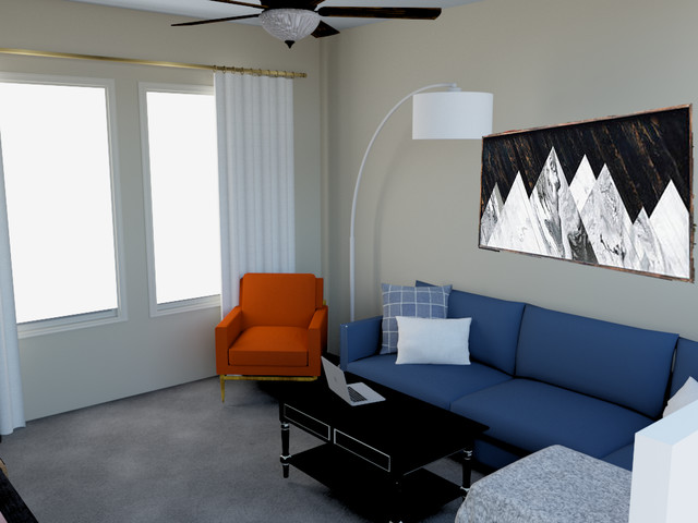 Denver E-design eklektisch-rendering