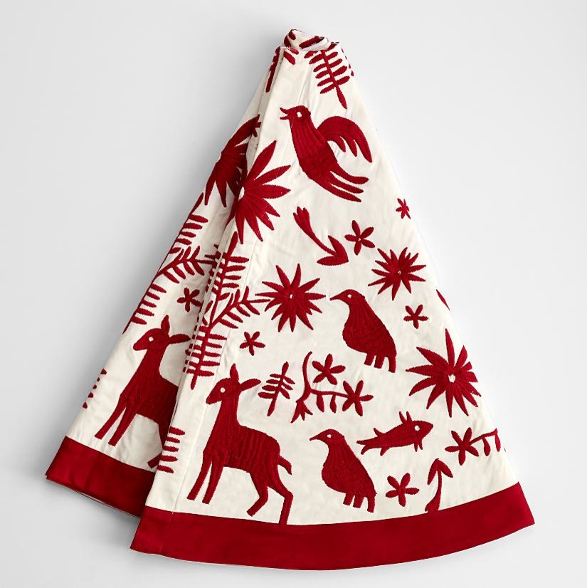 Otomi Christmas Tree Skirt