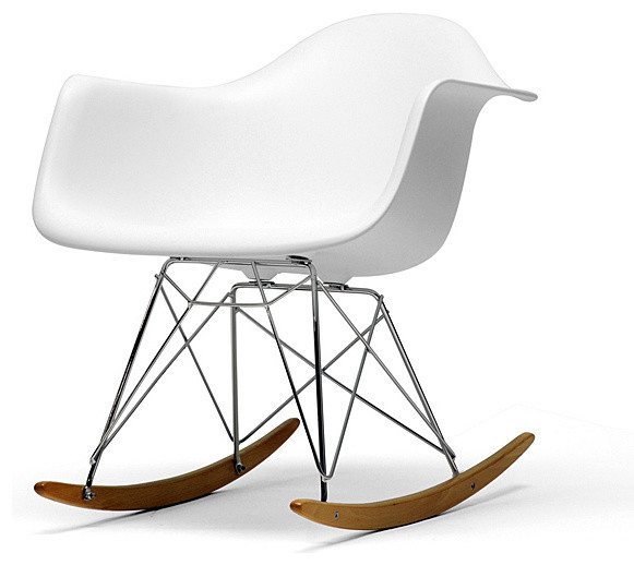 Vinnie White Cradle Chair