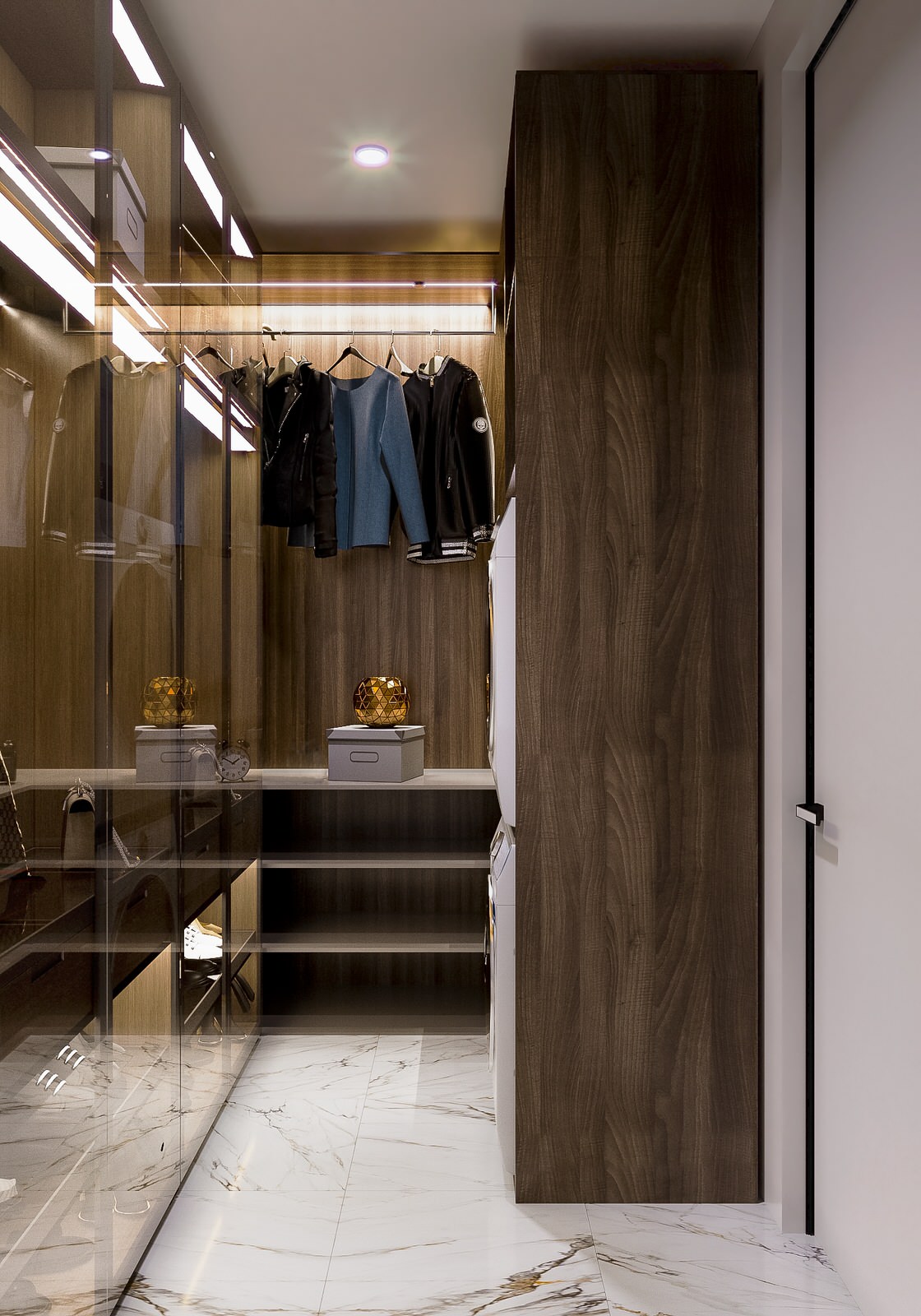 Светлая квартира в стиле неоклассика