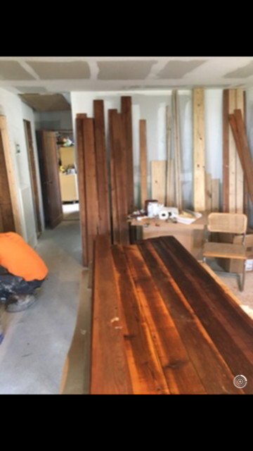 Kitchen Cedar Ceiling Beam & Trim