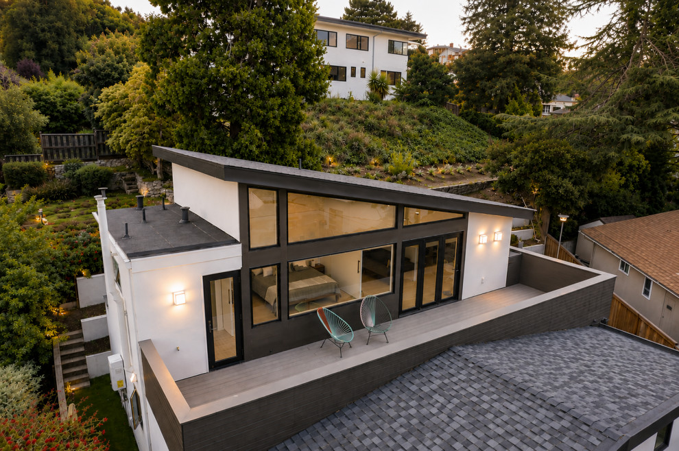 Modern Addition | White Oak + Architectural Windows