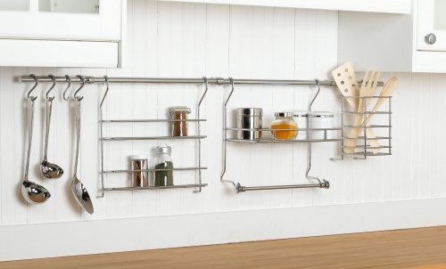 The Hanging Magic of Kitchen Wall Rail Organization