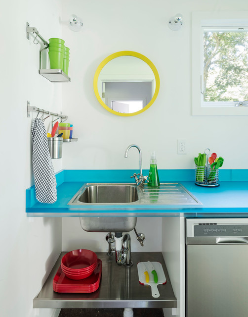 North Fork Pool House eclectic-kitchen