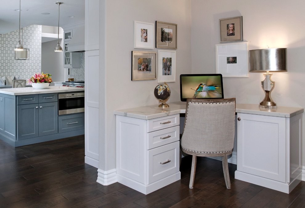 Inspiration for a transitional home design remodel in Orange County