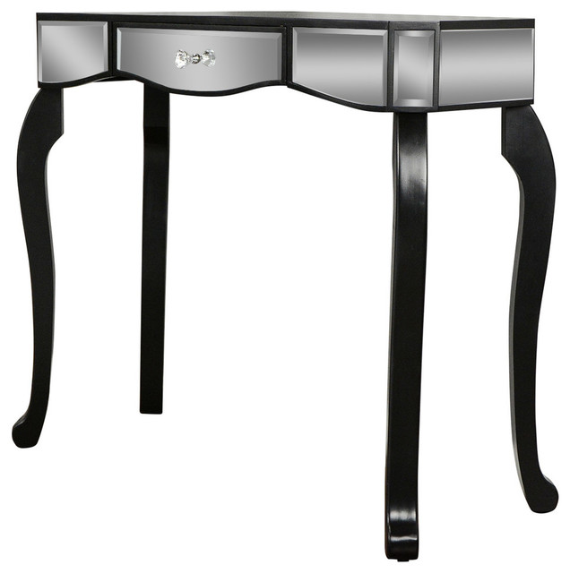 Katrina 1 Drawer Mirrored Console Table Transitional Katrina 1 Drawer Mirrored Console Table Transitional Tables By Virventures