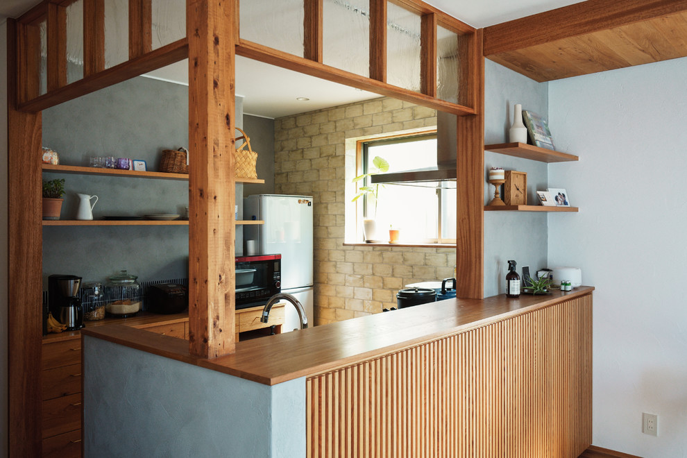 Design ideas for an asian kitchen in Nagoya.