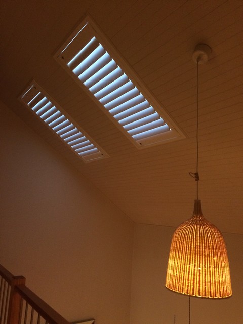 Skylight Blinds contemporary-corridor