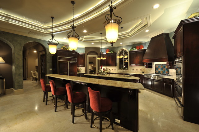 Katy Dramatic transitional-kitchen