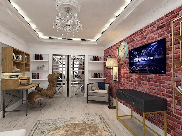 Квартира в стиле лофт