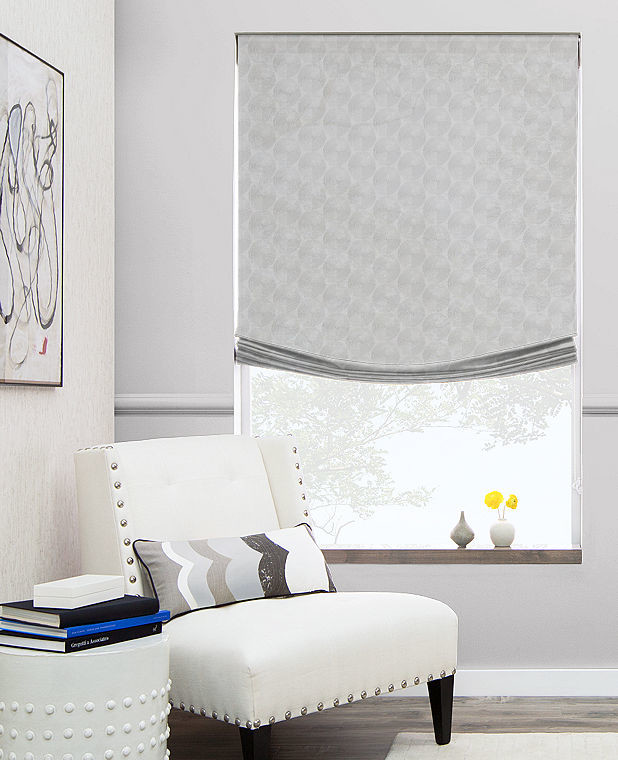 Relaxed Roman Shades by The Shade Store