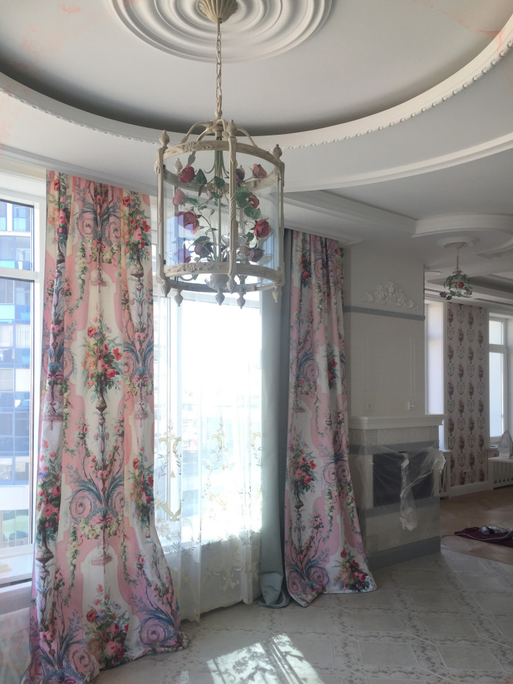 квартира в французском стиле в процессе декорирования