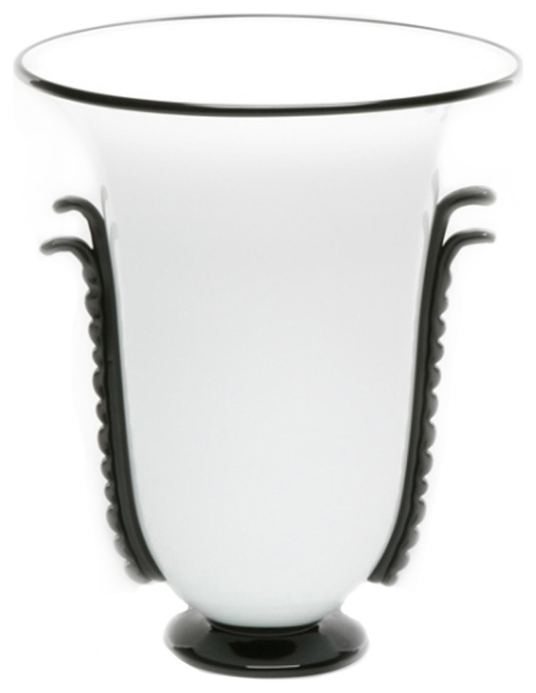 Murano Glass Viking Vase Contemporary Vases by Murano Art