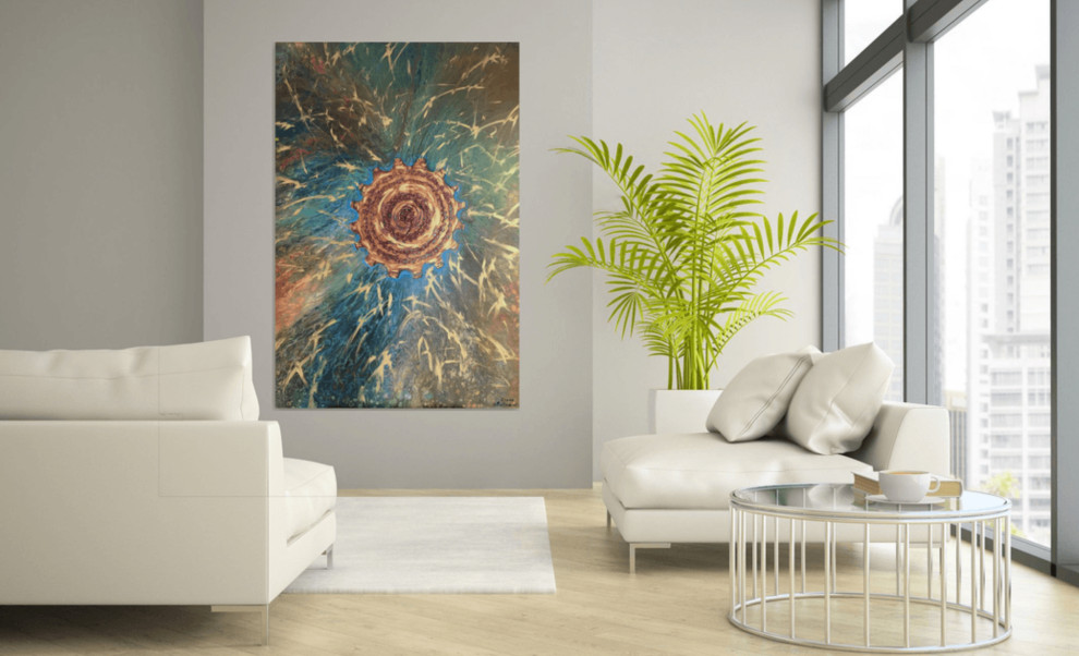 Гостиная - Дизайн интерьера - Картины художницы Дианы Маливани (2)