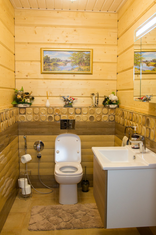 Дом из кирпича в Охтинском парке