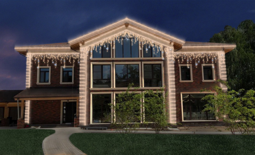 Дизайн декоративного освещения загородных домов