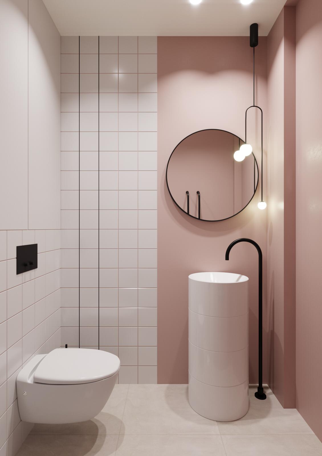 Двухкомнатная квартира 45 кв. м. в современном стиле