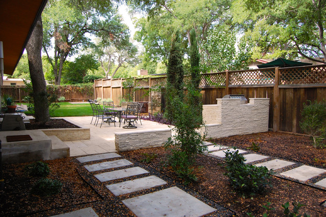 Zilker Park Backyard Contemporary Garden Austin By Tanner Consulting Llc Landscape Architecture