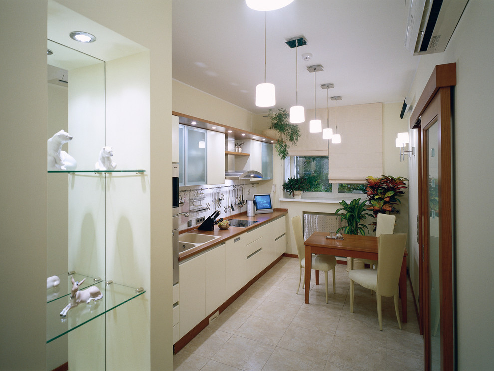 Атмосфера лёгкости. 3-х комнатная квартира 137 м2. Кухня