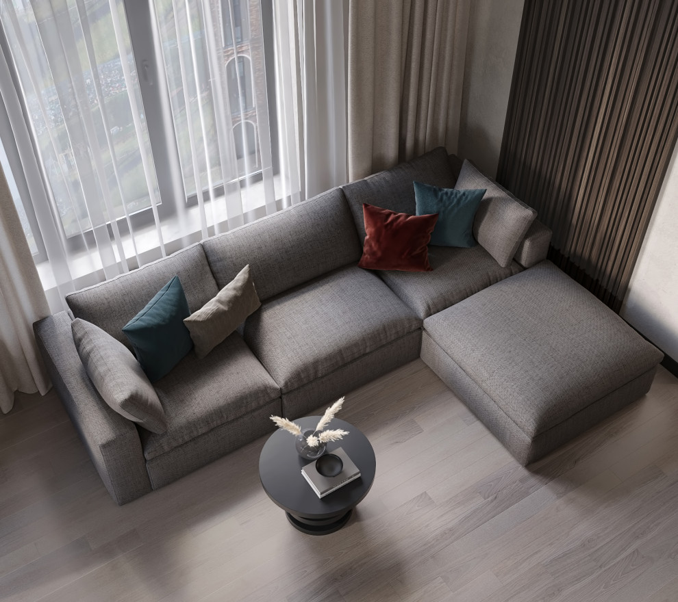 ЖК Серебряный Парк. Кухня-гостиная