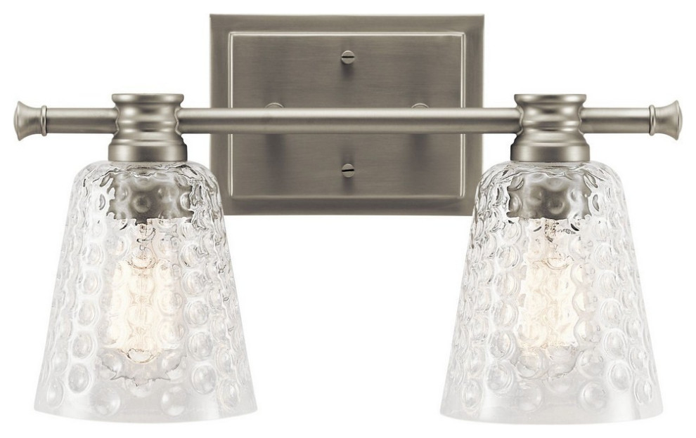 2 Light Bathroom Light Fixture Approved for Damp Locations ...