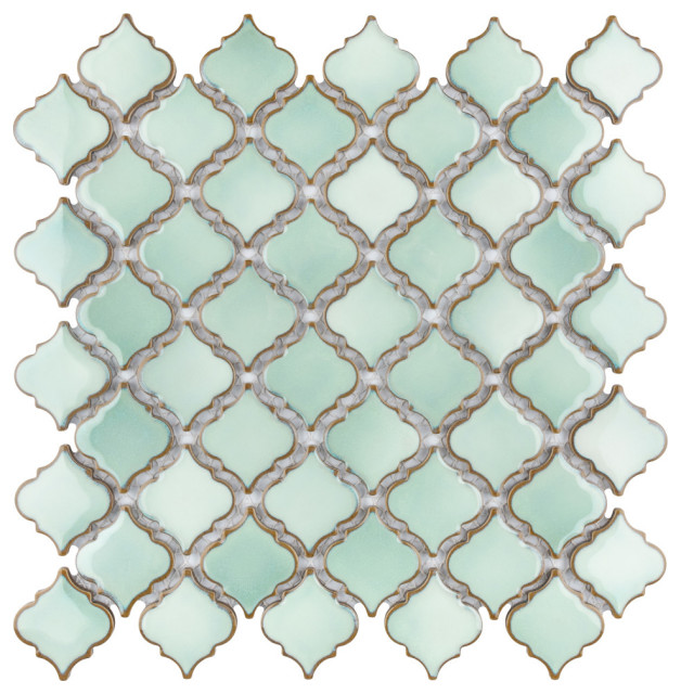 Hudson Tangier Mint Green Porcelain Floor and Wall Tile