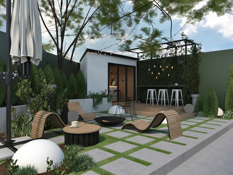 Ландшафтный дизайн двора