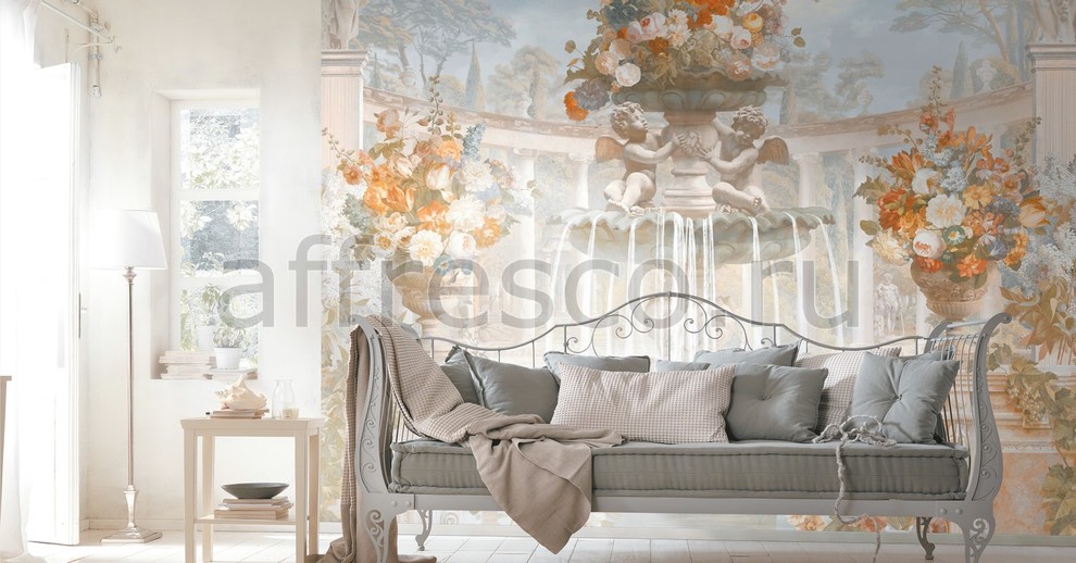 Фрески и фотообои в интерьере