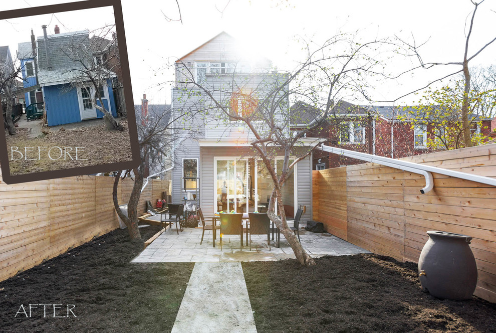 Before & After rear yard