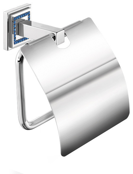 Scba Angel Swarovski Wall Toilet Paper Holder Tissue Dispenser With Scba Angel Swarovski Wall Toilet Paper Holder Tissue Dispenser With Lid Br Contemporary Holders By Agm Home