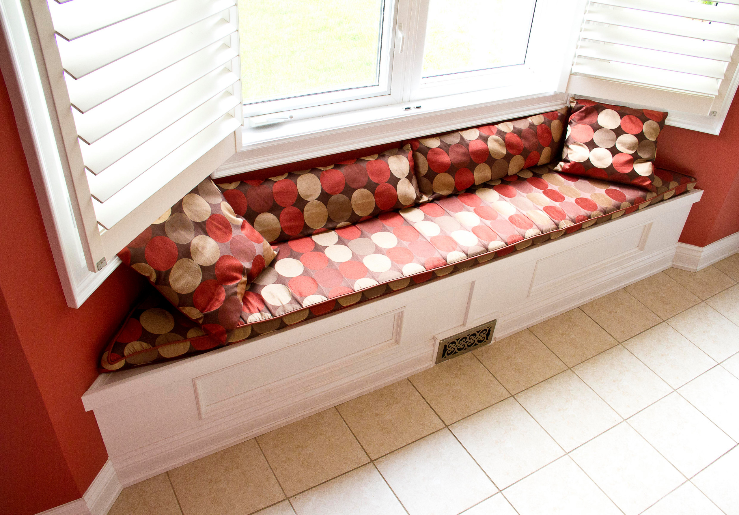 Bay Window Built -in Bench