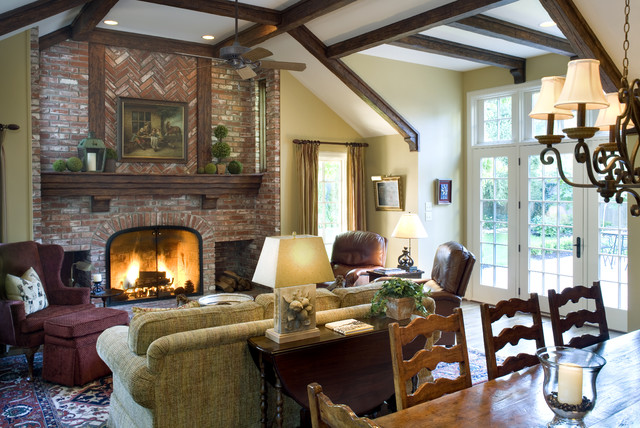 French Classic, Mission Hills traditional-living-room