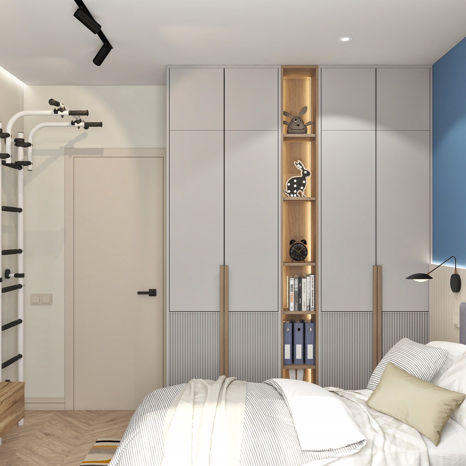 Яркая и спортивная квартира