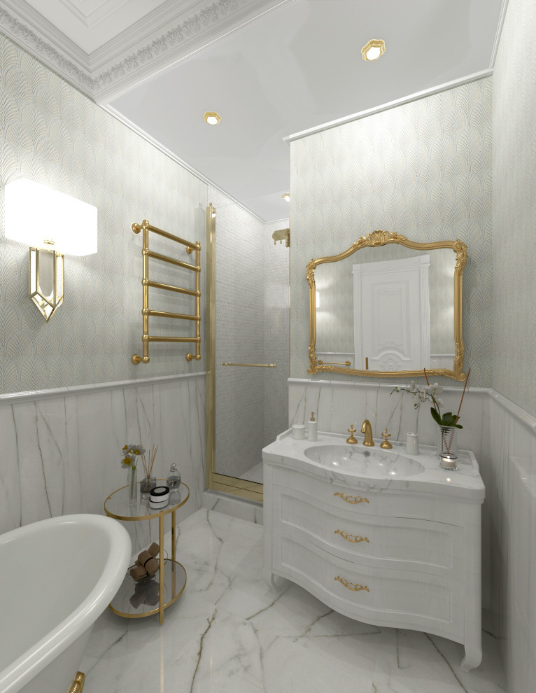 Классический интерьер в Москва Сити