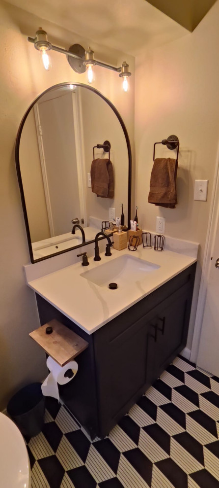 Small Fun Bathroom Transformation