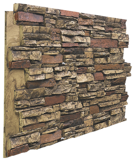 Small Jerum Brick Wall Panel 48 W X 36 H Traditional Small Jerum Brick Wall Panel Aspen