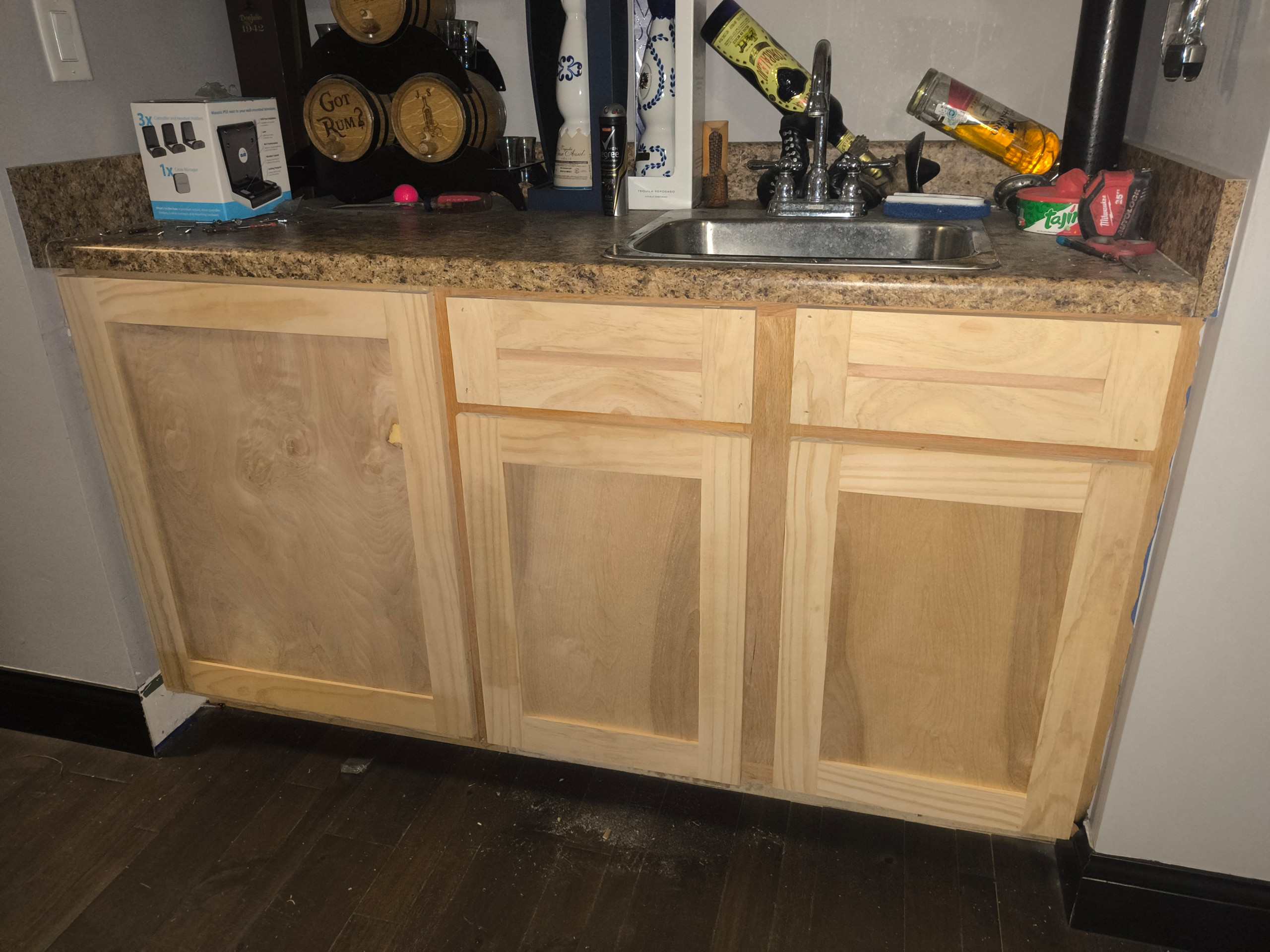 Custom Home Bar - Basement