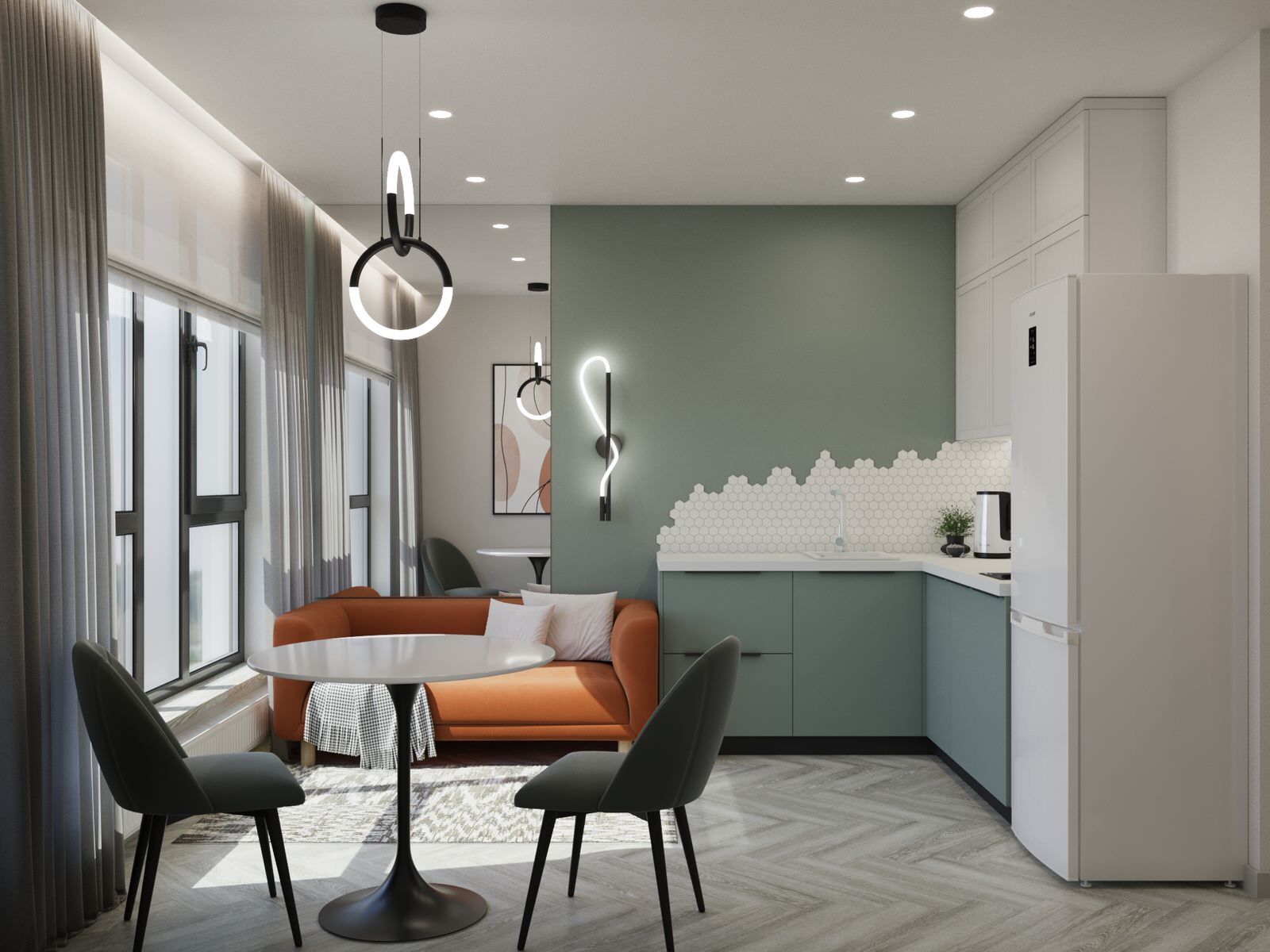 Кухня-гостиная