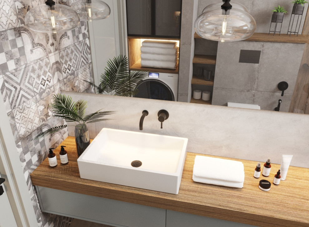 Ванная комната в частном жилом доме в Калининградской обл.